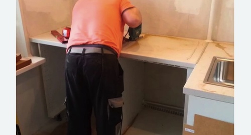 Сборка кухонного гарнитура. Себеж